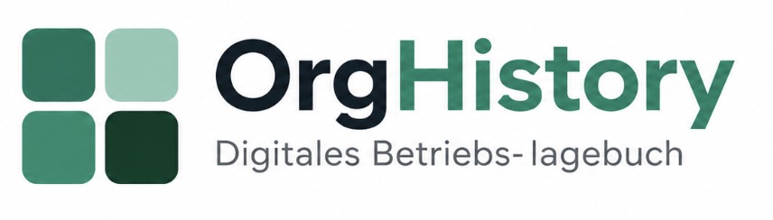 OrgHistory – Digitales Betriebstagebuch
